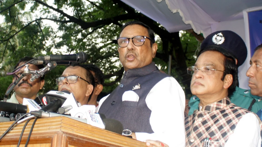 রাজধানীর ঢাকেশ্বরী মন্দির প্রাঙ্গণে কেন্দ্রীয় জন্মাষ্টমী উৎসব উপলক্ষে আয়োজিত অনুষ্ঠানে প্রধান অতিথির বক্তব্যে